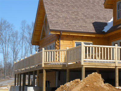 Exterior railing