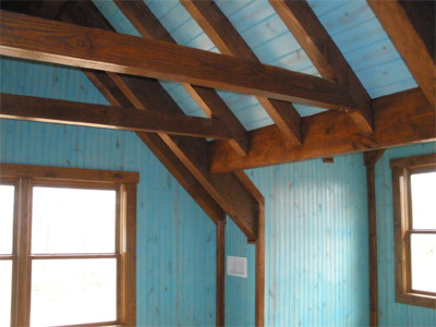 Vertical Tongue & Groove Wall